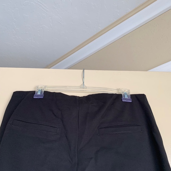 Franne Golde Black Pants XL High Rise Classic Office Stretch Knit Comfort Pants - Picture 4 of 7